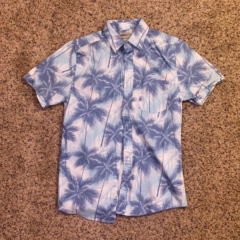 Haggar Clothing Hawaiian short sleeve button up